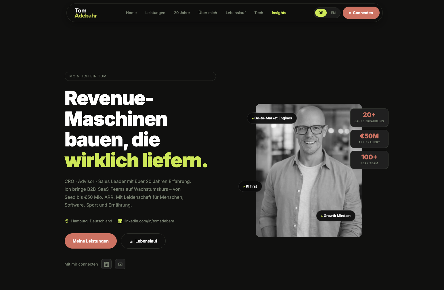 tom.adebahr.de – neue Website